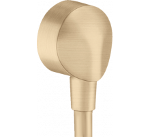 Шланговое подсоединение hansgrohe FixFit 1/2 бронза шлифованная 27454140