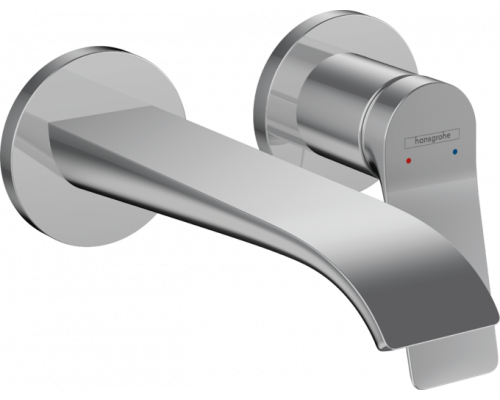 Смеситель для раковины hansgrohe Vivenis настенный на 2 отверстия внешняя часть хром 75050000
