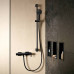 Смеситель для душа Hansgrohe Tecturis E настенный черный матовый 73620670