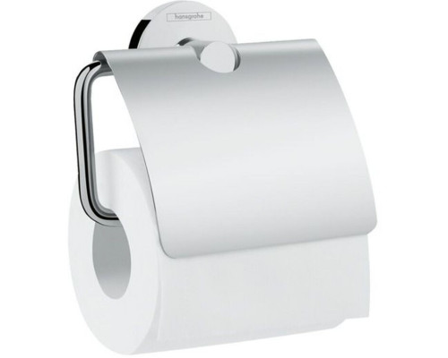 Держатель туалетной бумаги с крышкой Hansgrohe Logis Universal хром 41723000