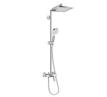 Душевая система Hansgrohe Crometta E 240 1jet Showerpipe с однорычажным смесителем хром 27284000