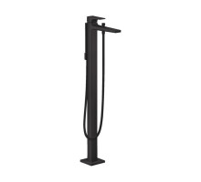 Комплект смесителя для ванны Hansgrohe Metropol напольный матовый черный 32532670/10452180