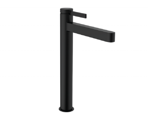 Смеситель для раковины Hansgrohe Finoris настенный скрытого монтажа черный матовый 76070670