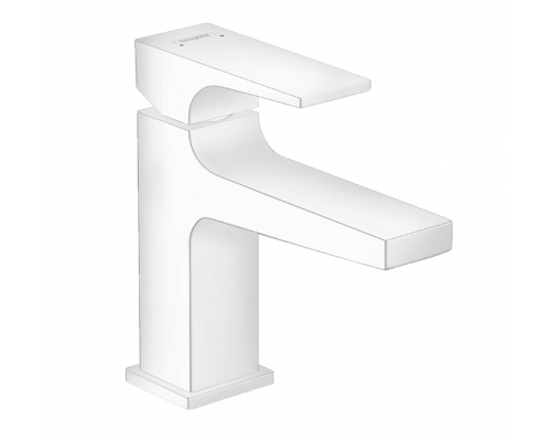 Смеситель для раковины Hansgrohe Metropol 100 с донным клапаном белый матовый 32500700