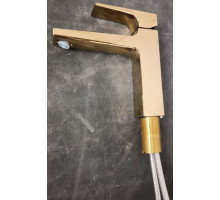 Смеситель для раковины Hansgrohe Metropol 110 Push-Open золотой 32507990