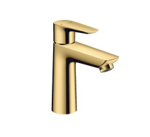 Смеситель для раковины Hansgrohe Talis E 110 без донного клапана полированное золото 71712990