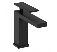 Смеситель для раковины Hansgrohe Tecturis E 110 со сливным гарнитуром чёрный матовый 73010670