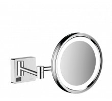 Зеркало косметическое Hansgrohe AddStoris Ø 160 мм с LED подсветкой хром 41790000