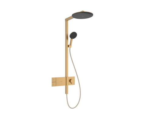 Душевая стойка, Hansgrohe, Raindance Alive, цвет-бронза шлифованная