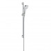 Душевой гарнитур Hansgrohe Croma Select E Vario со штангой 90 см белый/хром 26592400
