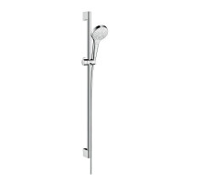 Душевой гарнитур Hansgrohe Croma Select S Multi со штангой 90 см белый/хром 26570400