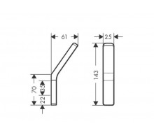 Крючок AXOR Universal 42801340