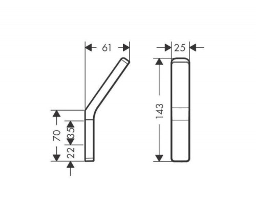 Крючок AXOR Universal 42801340