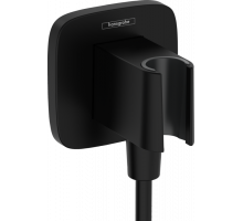 Шланговое подсоединение hansgrohe FixFit Q матовый черный 26887670