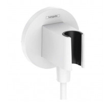 Шланговое подсоединение hansgrohe FixFit S матовый белый 26888700