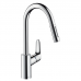 Смеситель для кухни Hansgrohe Focus с выдвижным душем сталь 31815800