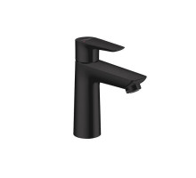 Смеситель для раковины Hansgrohe Talis E 110 с донным клапаном черный матовый 71710670