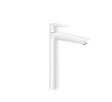 Смеситель для раковины Hansgrohe Talis E 240 с донным клапаном белый матовый 71716700