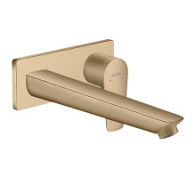 Смеситель для раковины Hansgrohe Talis E встраиваемый излив 225 мм внешняя часть шлифованная бронза 71734140