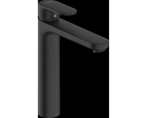 Смеситель для раковины Hansgrohe Vernis Blend 190 с донным клапаном черный матовый 71582670
