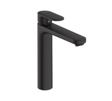 Смеситель для раковины Hansgrohe Vernis Blend 190 с донным клапаном матовый черный 71552670