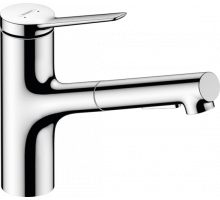Смеситель для кухни hansgrohe Zesis M33 146 мм 2 режима выдвижной излив sBox Lite 74803000