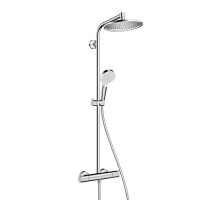Душевая система Hansgrohe Crometta S 240 EcoSmart с термостатом Ø240/100 мм 27268000