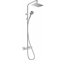 Душевая система Hansgrohe Vernis Shape Showerpipe 230 1jet EcoSmart с термостатом 26097000