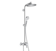 Душевая система hansgrohe Crometta S 240 1jet Showerpipe EcoSmart 27269000