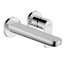 Смеситель для раковины Hansgrohe Rebris S настенный скрытого монтажа излив 20 см хром 72528000