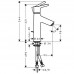 Смеситель для раковины Hansgrohe Talis S 100 с донным клапаном хром 72020000